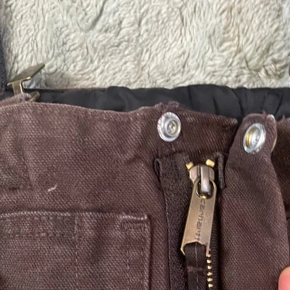 Carhartt Women’s Weathered Duck Insulated Biberall - Picture 12 of 16